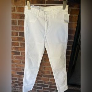 H&M white skinny jeans